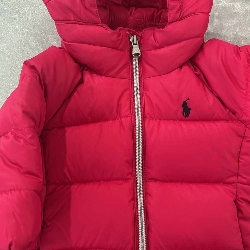 Polo by Ralph Lauren Kids Pink Puffer Jacket